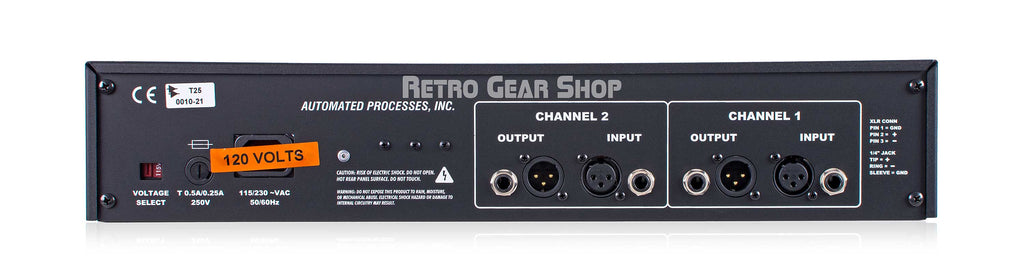 API Select T25 Tube Compressor Rear