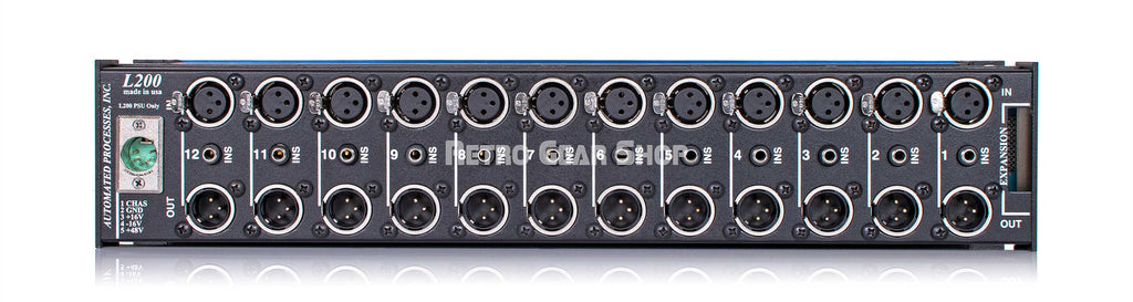 API L200 Chassis 12-Slot 200 Series Rack Rear