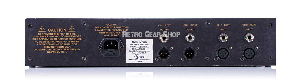 Accutronics AccuVerb Rear