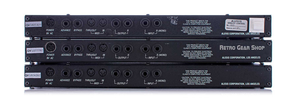 Alesis QuadraVerb Set Vintage Reverb Effect Rear