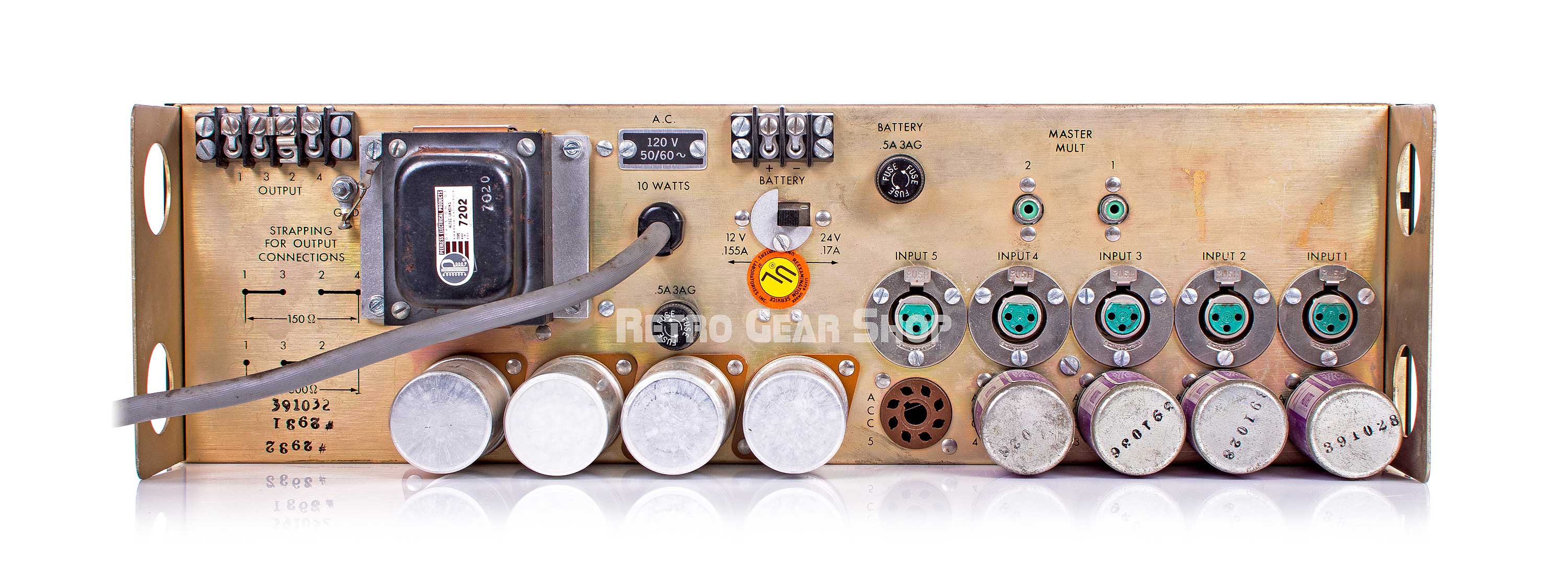 Altec 1592A Solid State Mic Pre Mixer Amplifier Vintage Rare