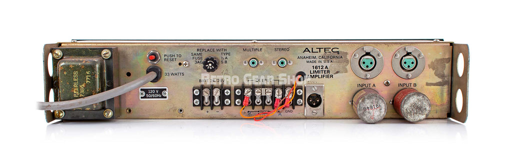 Altec 1612A Rear