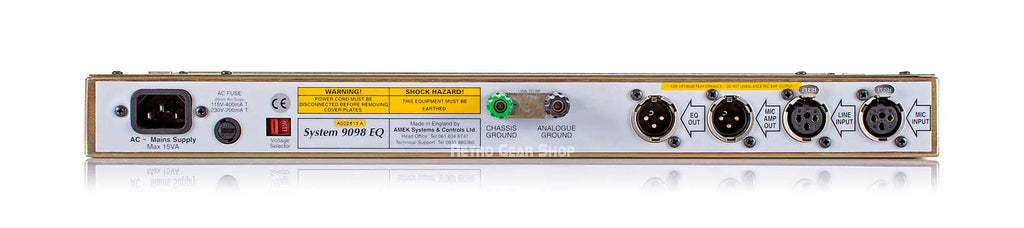 Amek System 9098 Rear