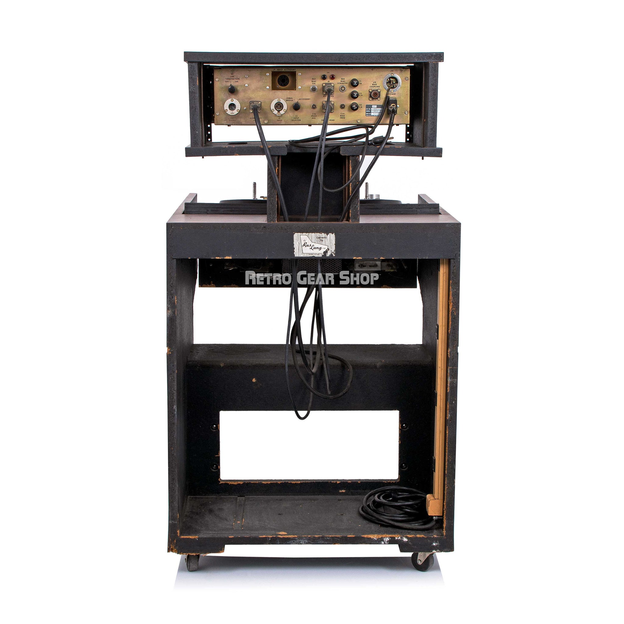 Ampex AG-350 1/4" Mono Tape Machine Rear