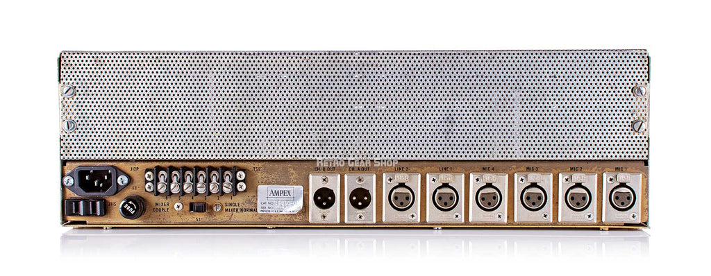 Ampex MX-35 4 Channel Tube Mixer Mic / Line Preamp MX35 Rare Vintage Rear