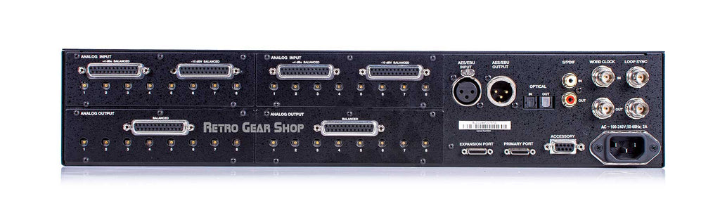 Avid HD I/O 16x16 AD/DA Rear