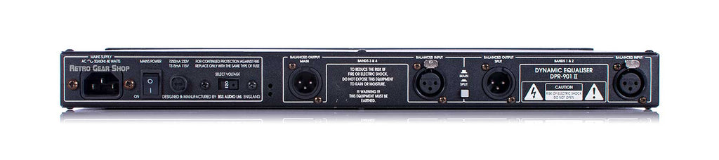 BSS DPR-90 II Dynamic Equaliser Rear