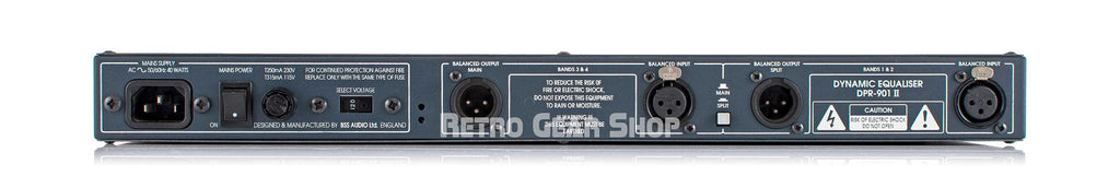 BSS DPR-90 II Dynamic Equaliser Rear