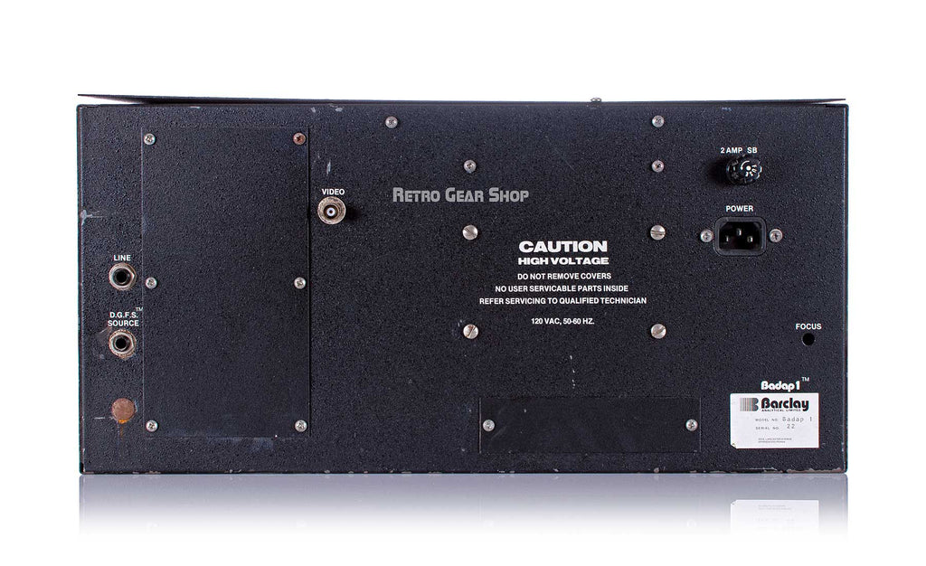 Barclay Analytical Limited Badap 1 Rear