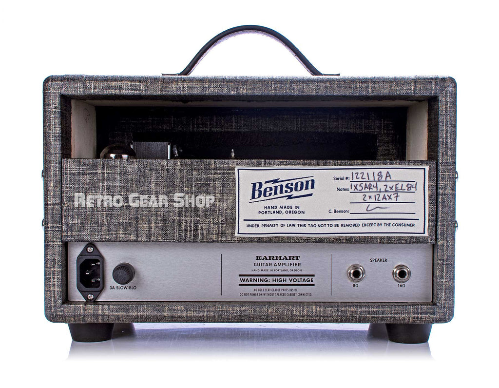 Benson Amps Earhart Head Night Moves Rear