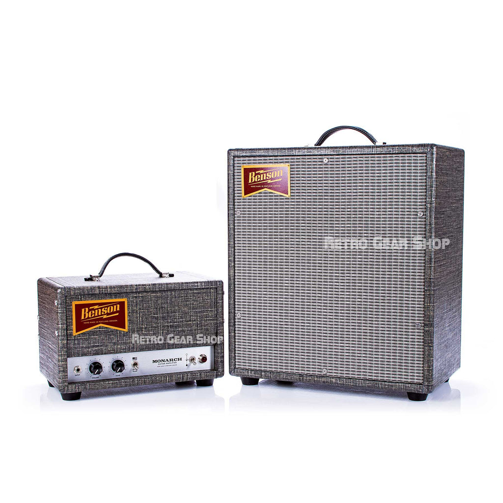 Benson Amps Monarch Head & 1x12 Cab Night Moves Silver Grill