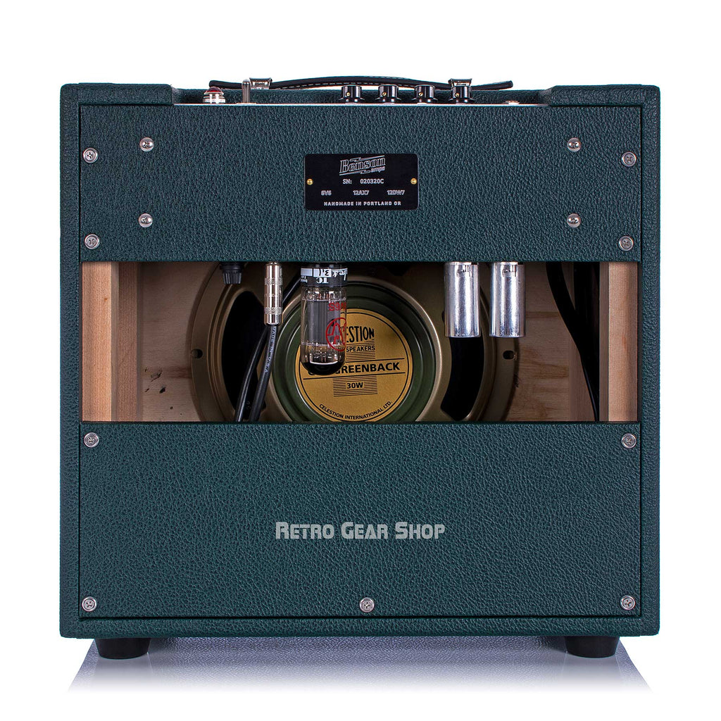 Benson Amps Nathan Junior Green Checkered Rear