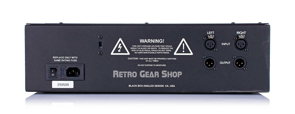 Black Box Analog Design HG-2 Rear