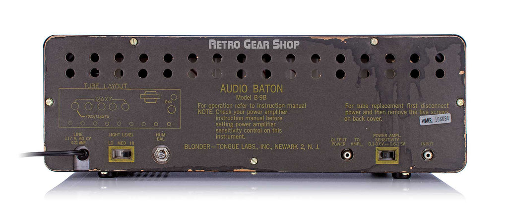 Blonder Tongue Audio Baton B-9B Rear
