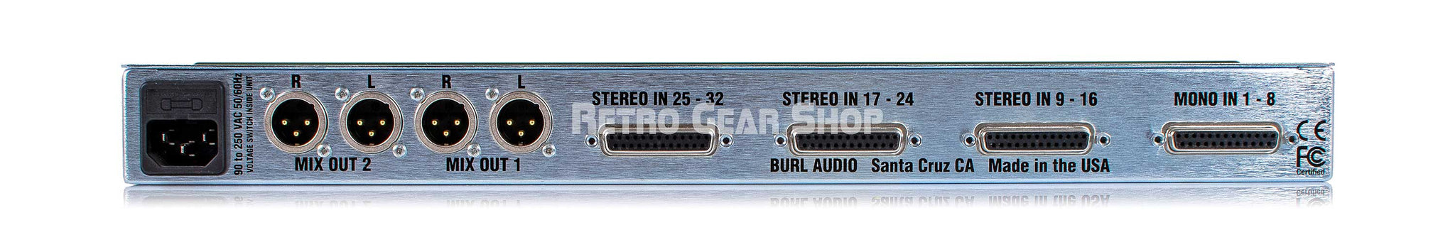 Burl Audio B32 Vancouver Rear