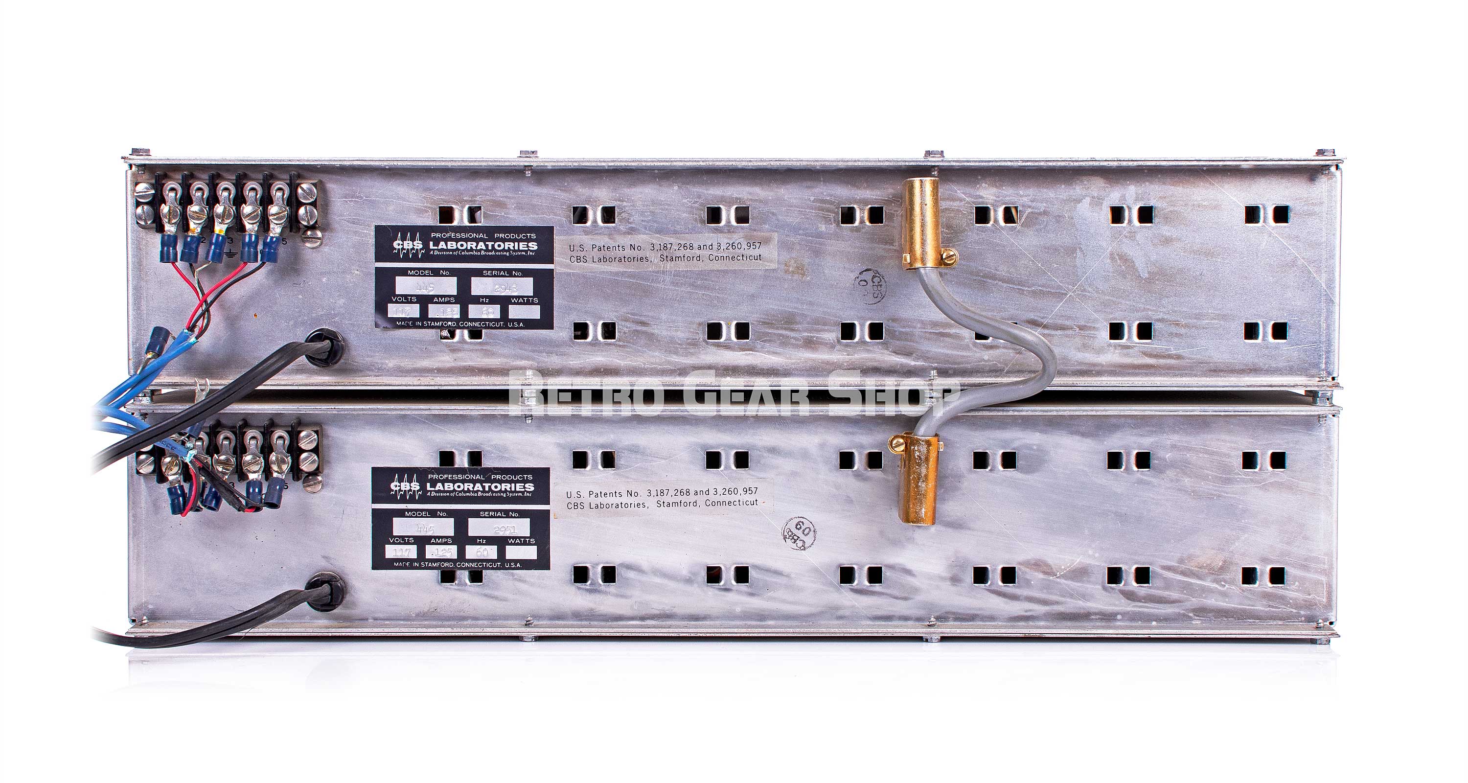 CBS Audimax IIIS Model 445 Limiter Stereo Level Control Vintage