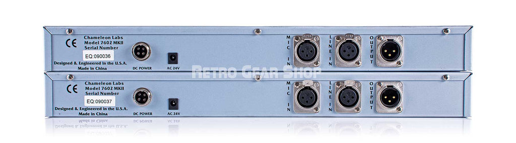 Chameleon Labs 7602 MKII X-Mod Stereo Pair Rear