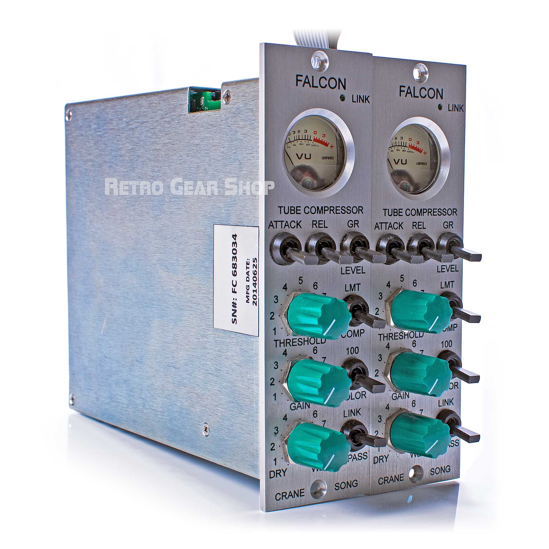 Crane Song Falcon Stereo Pair 500 Series Tube Compressor– Retro