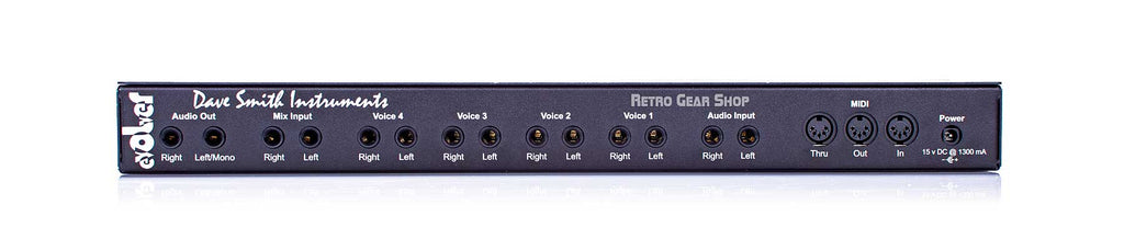 Dave Smith Instruments Poly Evolver Rack Rear