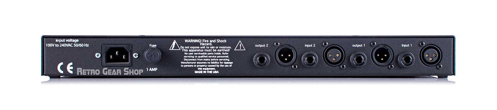 Demeter Amplification RV-1D Real Reverb D Analog Spring Reverb Rear