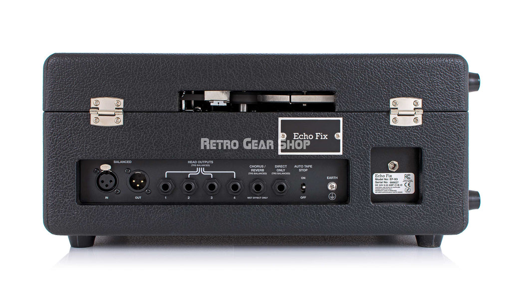 EF-X3 Tolex Enclosure Chorus Echo Black Rear