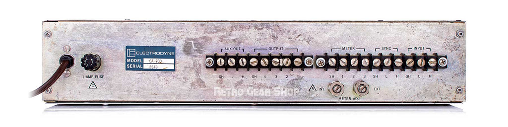 Electrodyne CA 700 Rear