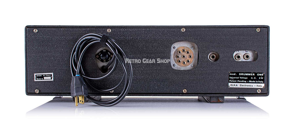 Elka Electronics Drummer One Rear