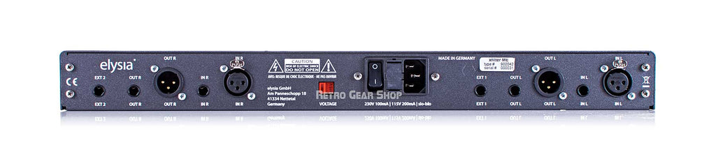 Elysia Xfilter ME Mastering Edition Rear