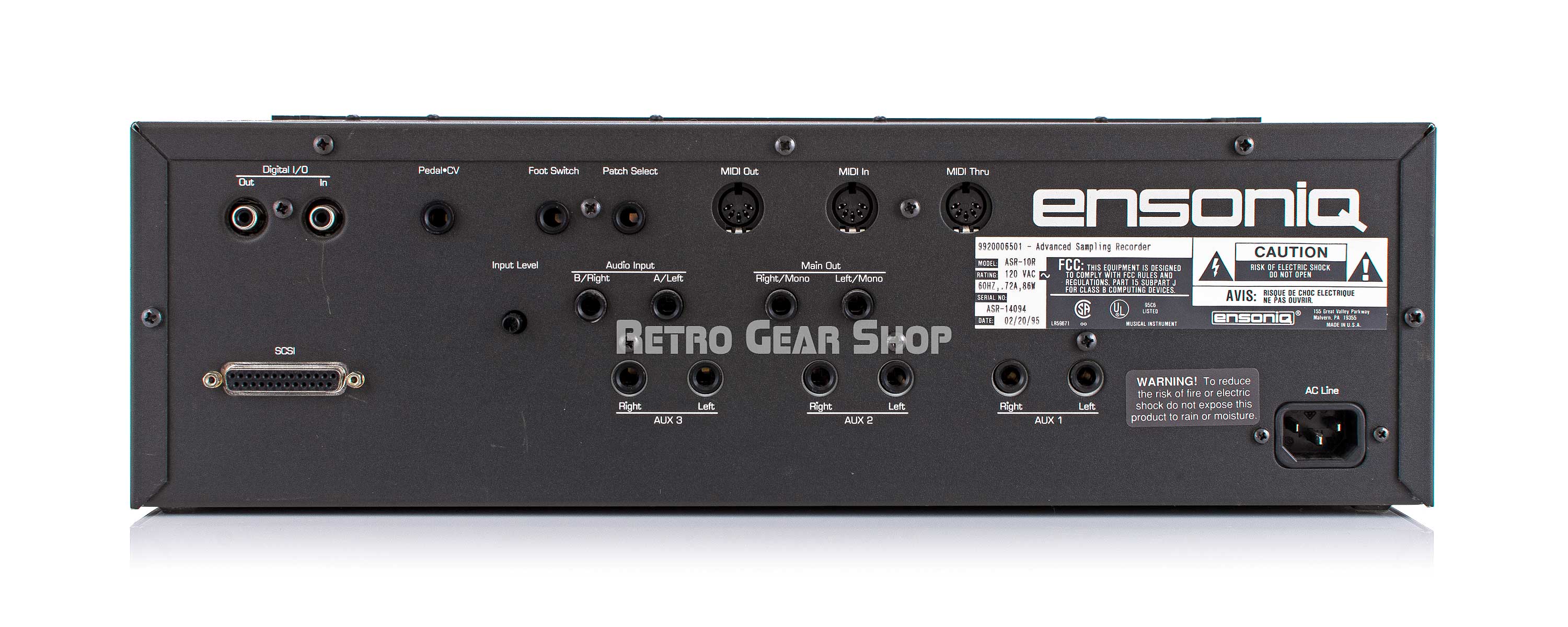 Ensoniq ASR-10R Rack Module Sampler Vintage Rare ASR10R– Retro