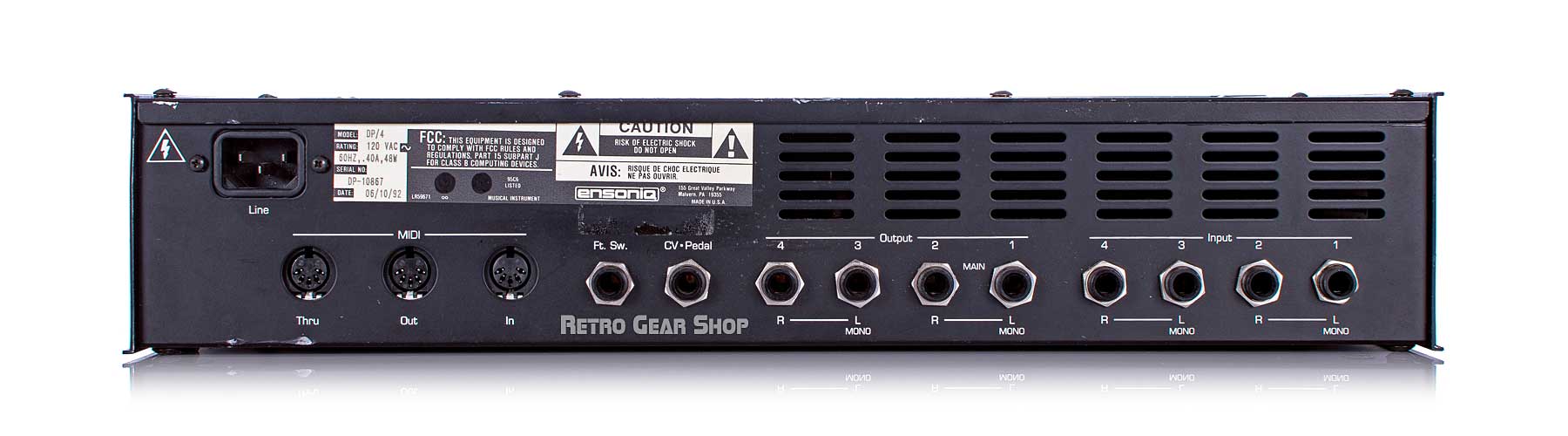 Ensoniq DP/4 Parallel Effects Processor Rare Vintage– Retro Gear Shop