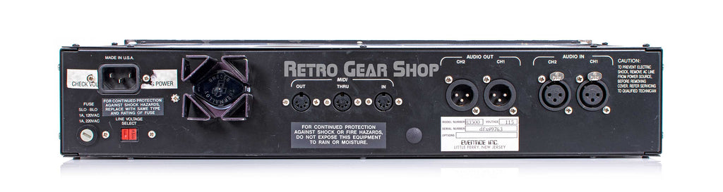 Eventide 3500 DFX Sampling Rear