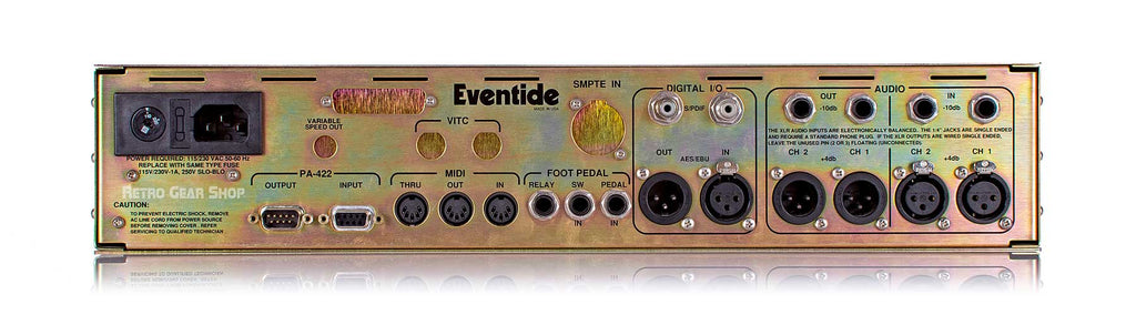 Eventide DSP4000 Ultra-Harmonizer Rear