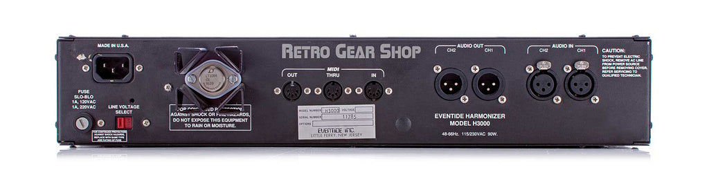 Eventide H3000 D/SX Rear
