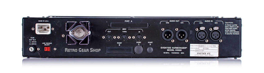 Eventide H3000S Harmonizer Serviced Rear