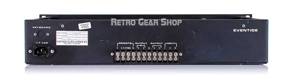 Eventide Clock Works Model H910 Harmonizer Rear
