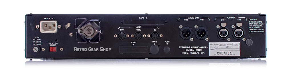 Eventide H3000 Ultra Harmonizer Rear