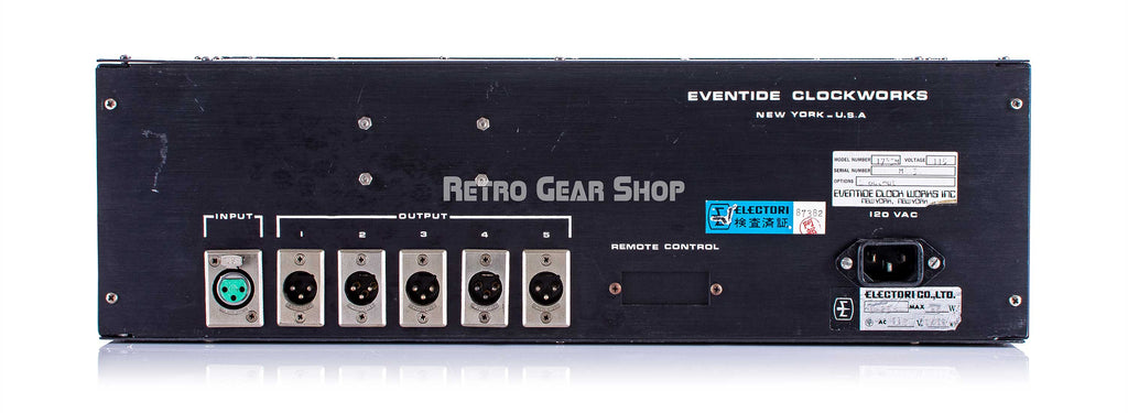 Eventide Digital Delay Model 1745M Rear