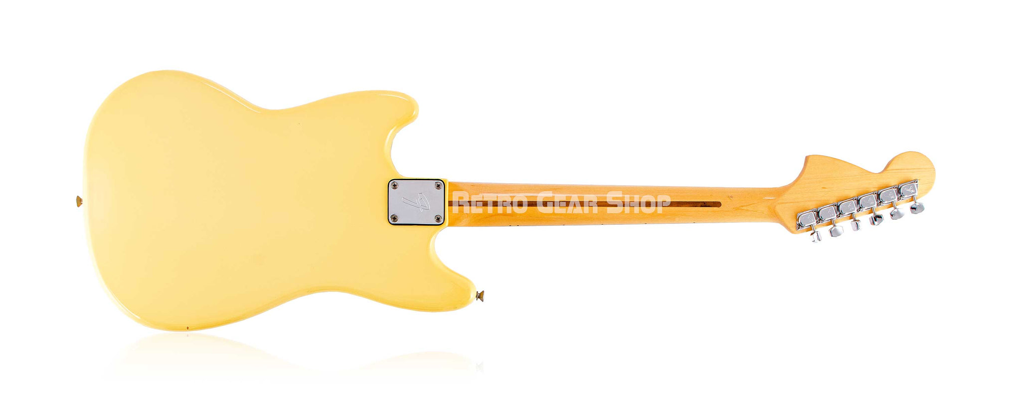 Fender 1976 Musicmaster Olympic White Bottom