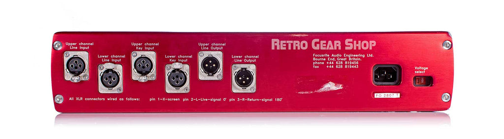 Focusrite Red 3 Dual Compressor / Limiter Tansformers Rear