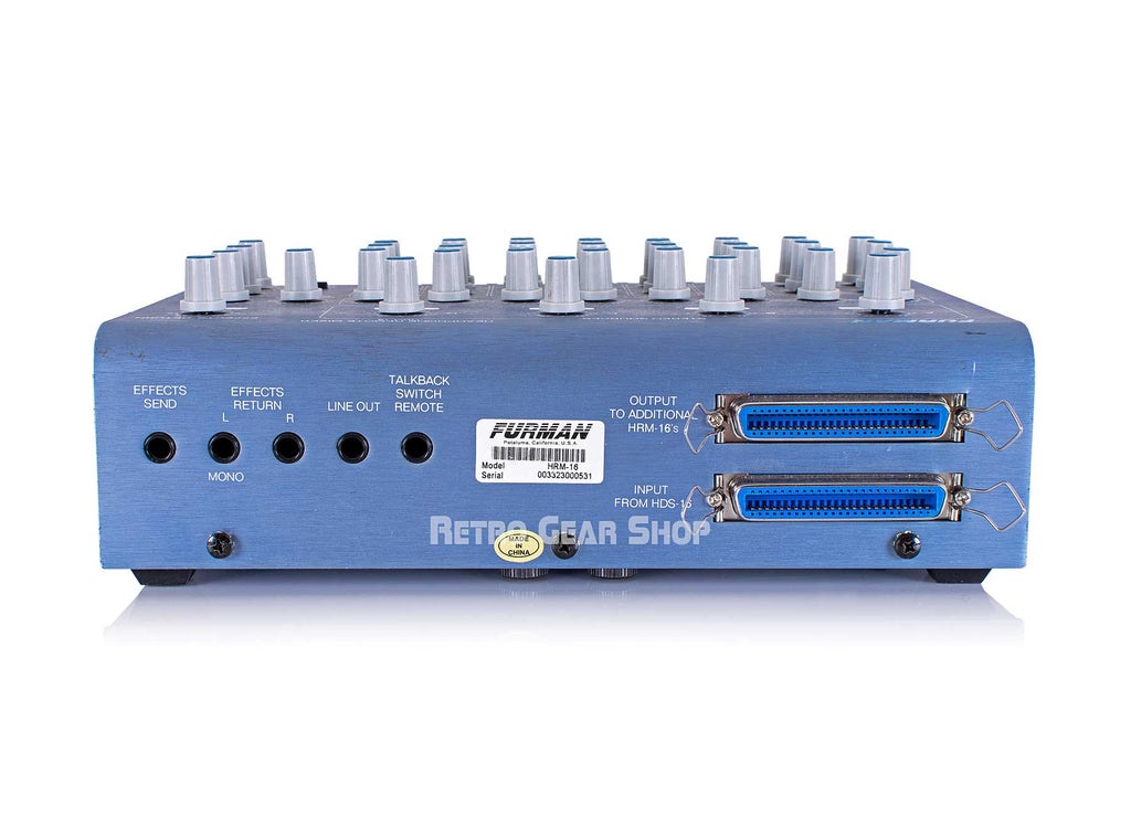 Furman HRM-16 Rear