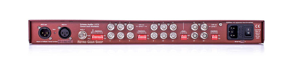 Grimm Audio CC1 Master Clock Rear