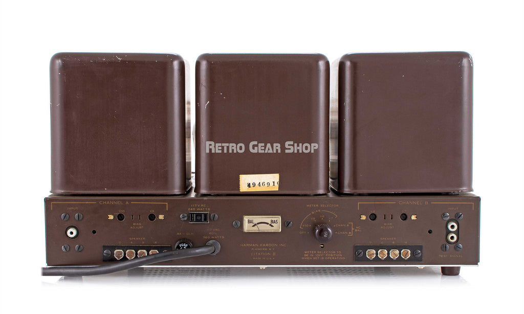 Harman Kardon Citation II Rear