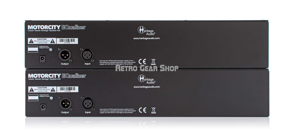 Heritage Audio Motorcity EQ Pair Rear
