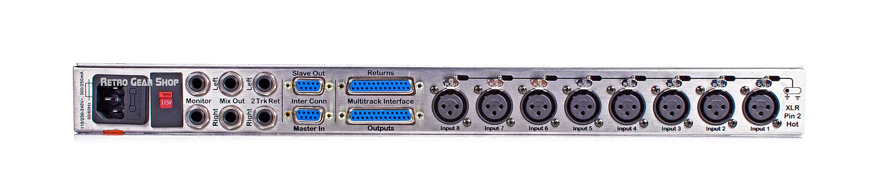 JDK Audio 8MX2 8x2 Summing Mixer Mic Preamp API ATI– Retro Gear Shop