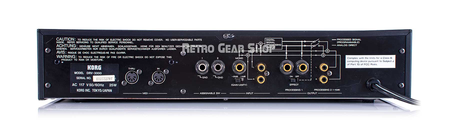 Korg DRV-3000 Dual Digital Effect Processor Vintage Rare– Retro