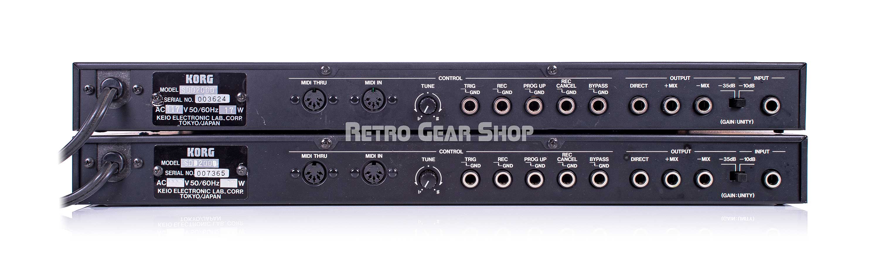 Korg SDD-2000 Sampling Digital Delay Pair Effect Unit