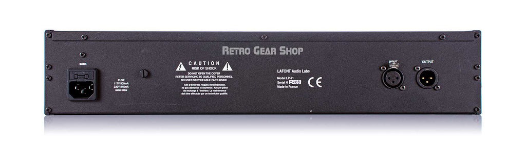 Lafont Audio Labs LP-21 Cinema Filter Set Rear