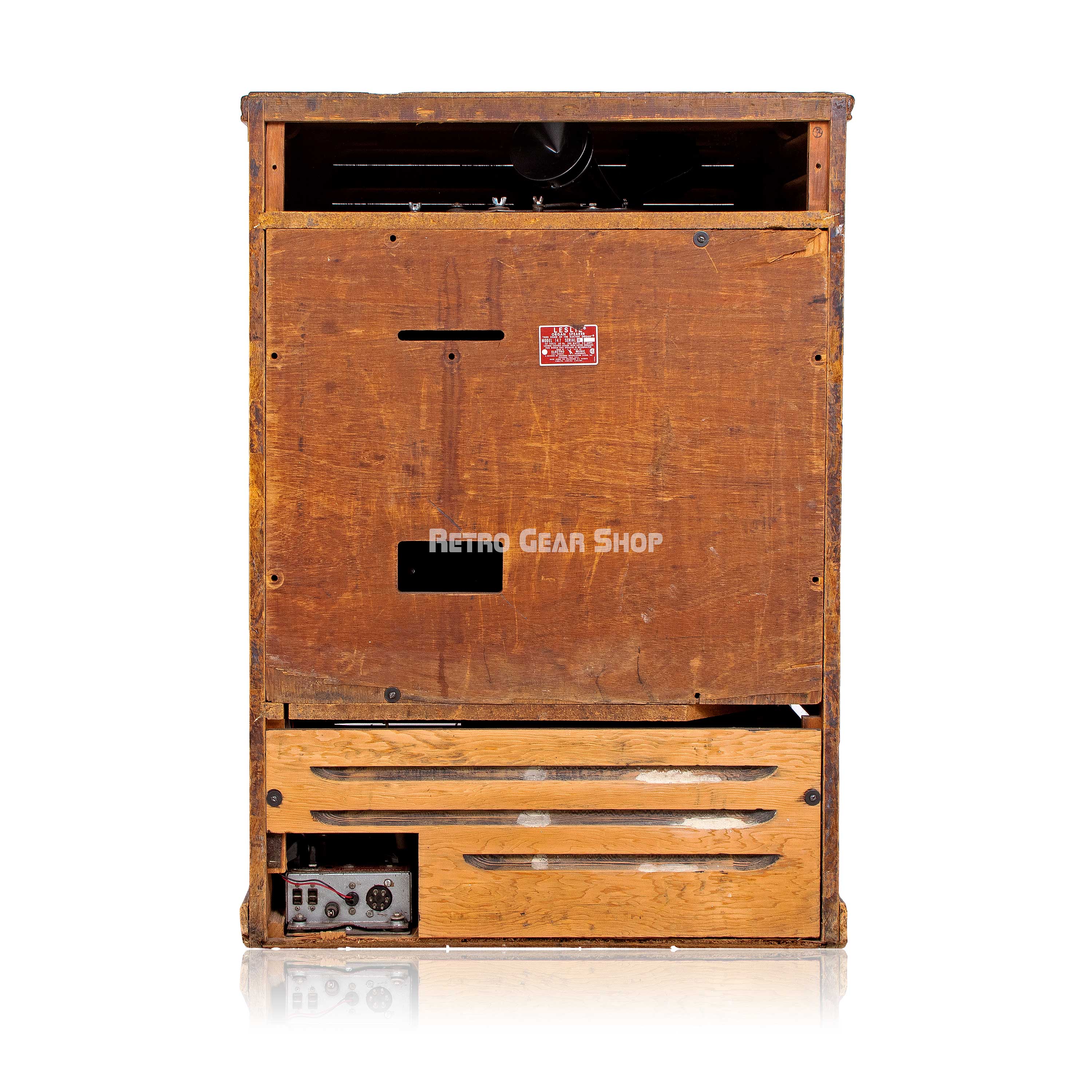 Leslie Speaker 147 Organ Cabinet Road Case Rotating Cab Vintage