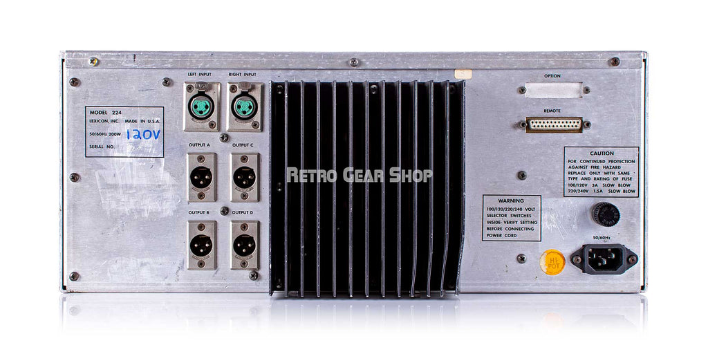 Lexicon 224 Serviced Rear