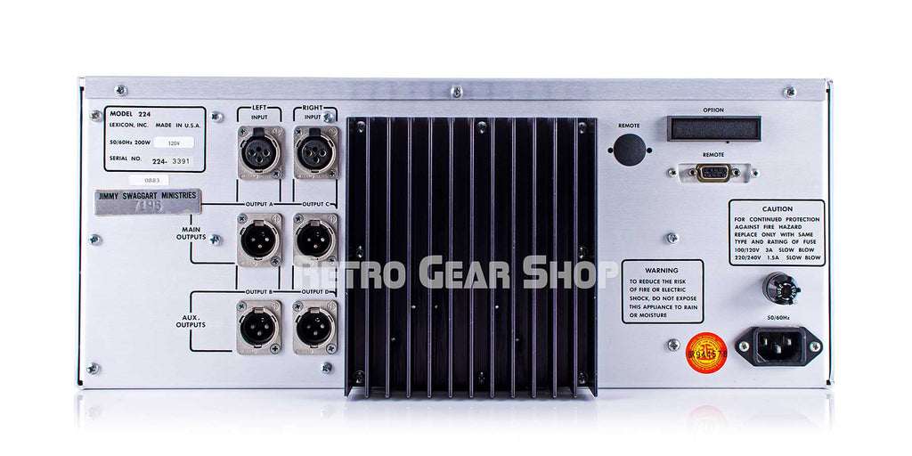 Lexicon 224X + Larc Serviced Rear